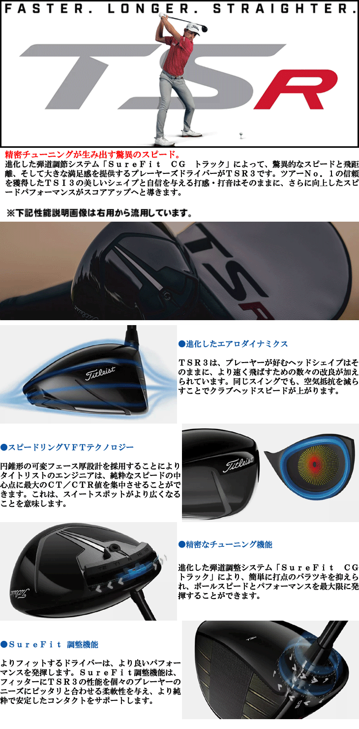 タイトリストTSR3_°右 TSP 【年中無休】 スポーツ・レジャー | thinkfab.in