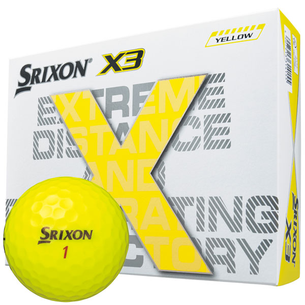 SRIXON X3  黄  ロストボール 24球