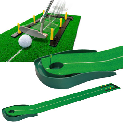 【即日発送対応】タバタ グリーンパターマット ライン入り 2.45+ナビ (GV0127) ゴルフ