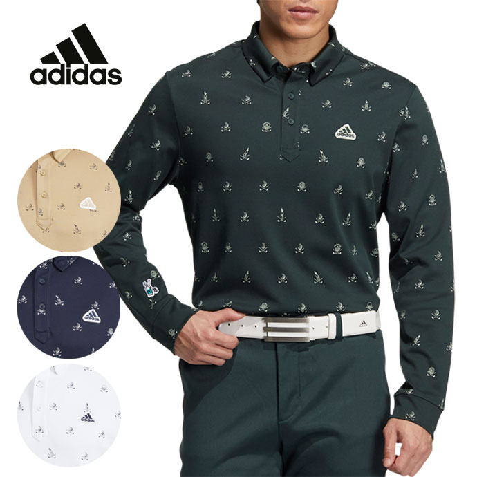 ゴルフウェア アディダス メンズ ゴルフ 長袖ポロシャツの人気商品 