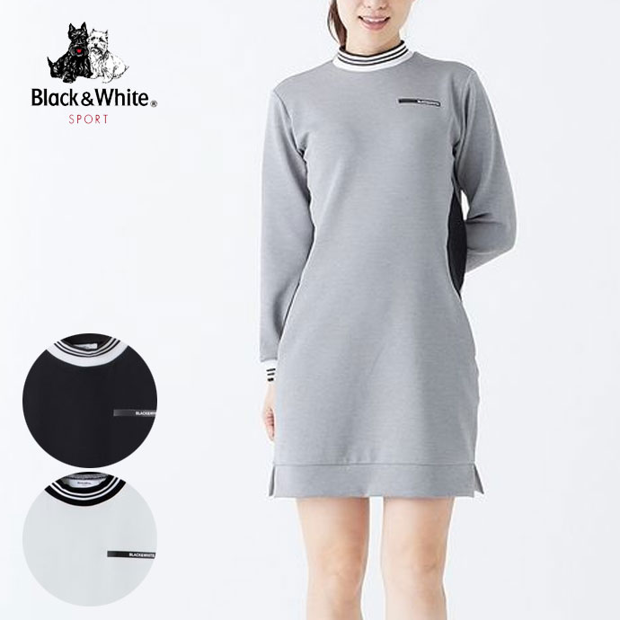 【即日発送対応】【レディース/女性用】ブラック&ホワイト Marshmallow Stretch ワンピース BLF3002WI ゴルフウェア