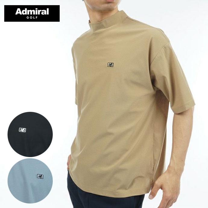 【即日発送対応】アドミラル オーバーサイズメッシュモックネックシャツ ADMA336 メンズ ゴルフウェア