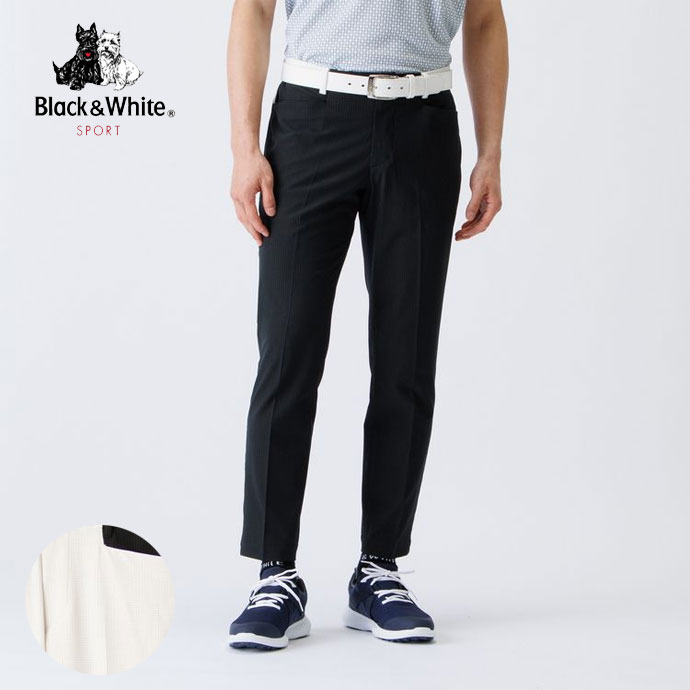 ブラック&ホワイト BLACK&WHITE ゴルフ パンツ イエロー 85