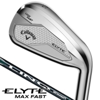 キャロウェイ ELYTE (エリート) MAX ファスト アイアン 単品 (#5/AW/GW/SW) リンク グリーン 40 for Callaway 右利き用【新製品クーポン対象】【ポイント10％獲得】