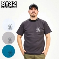 ★ポイント10％獲得★【土日祝発送可】SY32 NEO-PRO POPCORN KNIT MOCK SYG-24S19 半袖シャツ