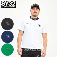 ★マークダウン★★ポイント5％獲得★【土日祝発送可】SY32 SURFLINE MOCK NECK SYG-24SUM-01 半袖シャツ