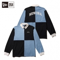 ★unisize対応★★ポイント10％獲得★【土日祝発送可】ニューエラ GF LS RUGGER BLOCK BLK 14326405  長袖シャツ